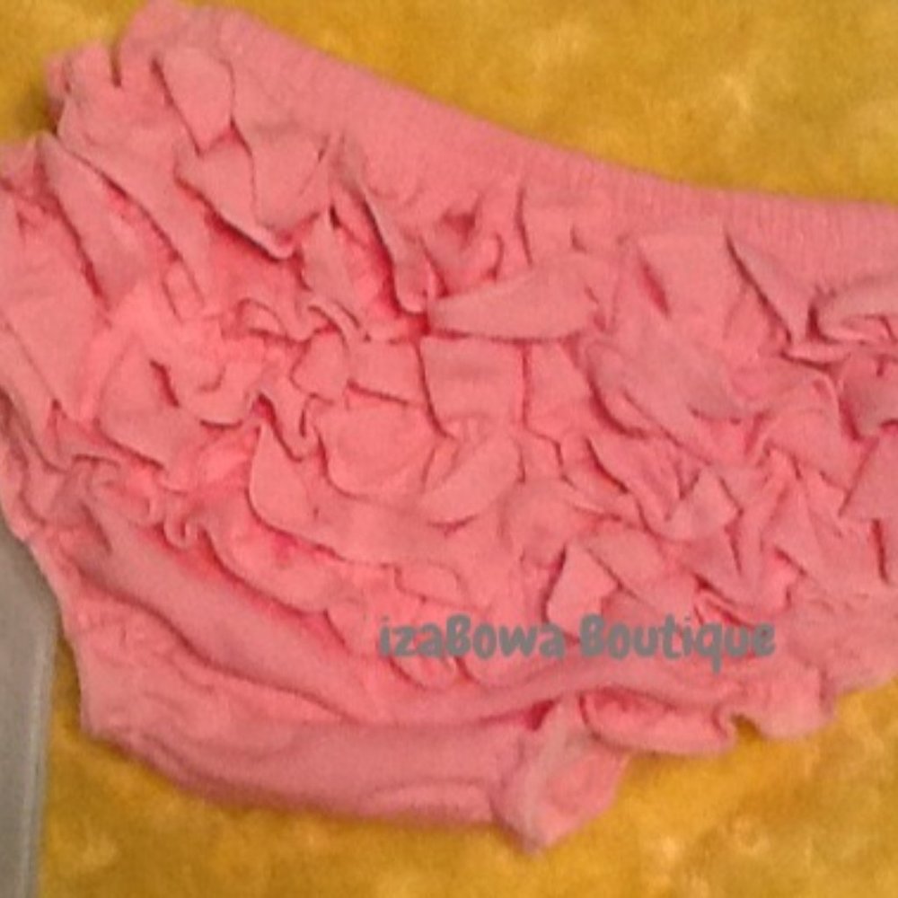 Baby Pink Cotton Bloomer matching ruffles - Ruffle Butt  BLPS  NWT Boutique